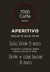 Aperitivo a 5 euro